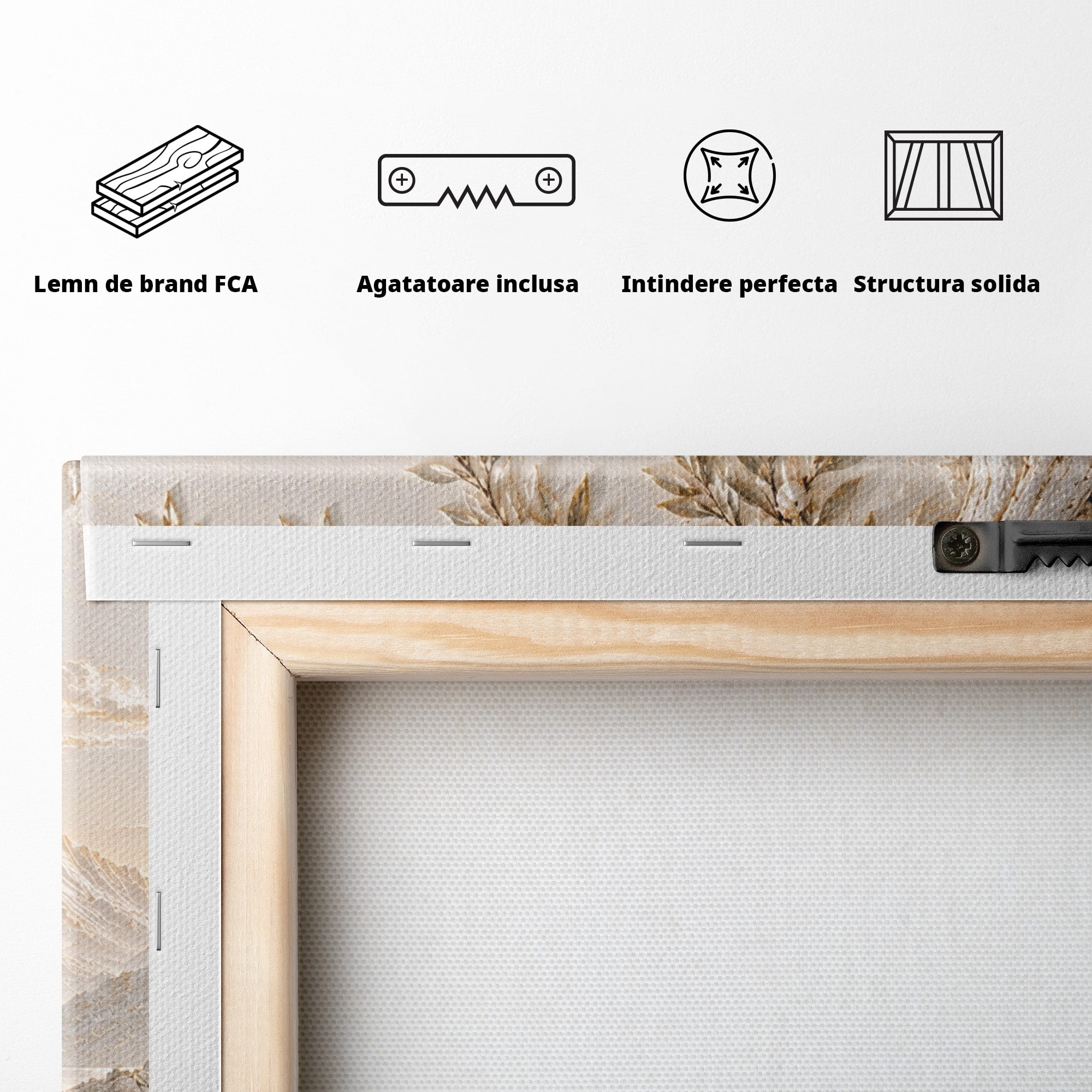 Tablou Canvas Premium LuxCanva® PI1421, Colt De Lume Mediteraneana, Peisaj, Meditatie, Mare, Munte, Arta, Culori Vibrante, Living, Dormitor