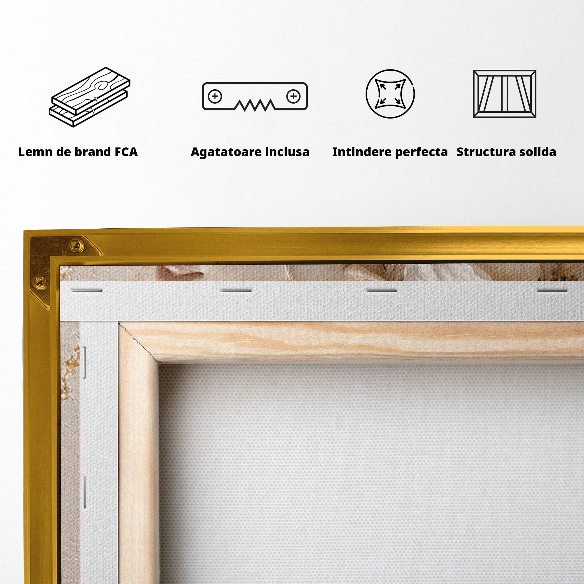 Tablou Canvas Premium LuxCanva® PI1422, Zeița Naturii, Femeie, Flori, Serafic, Eleganta, Culori Vibrante, Living, Dormitor, Salon