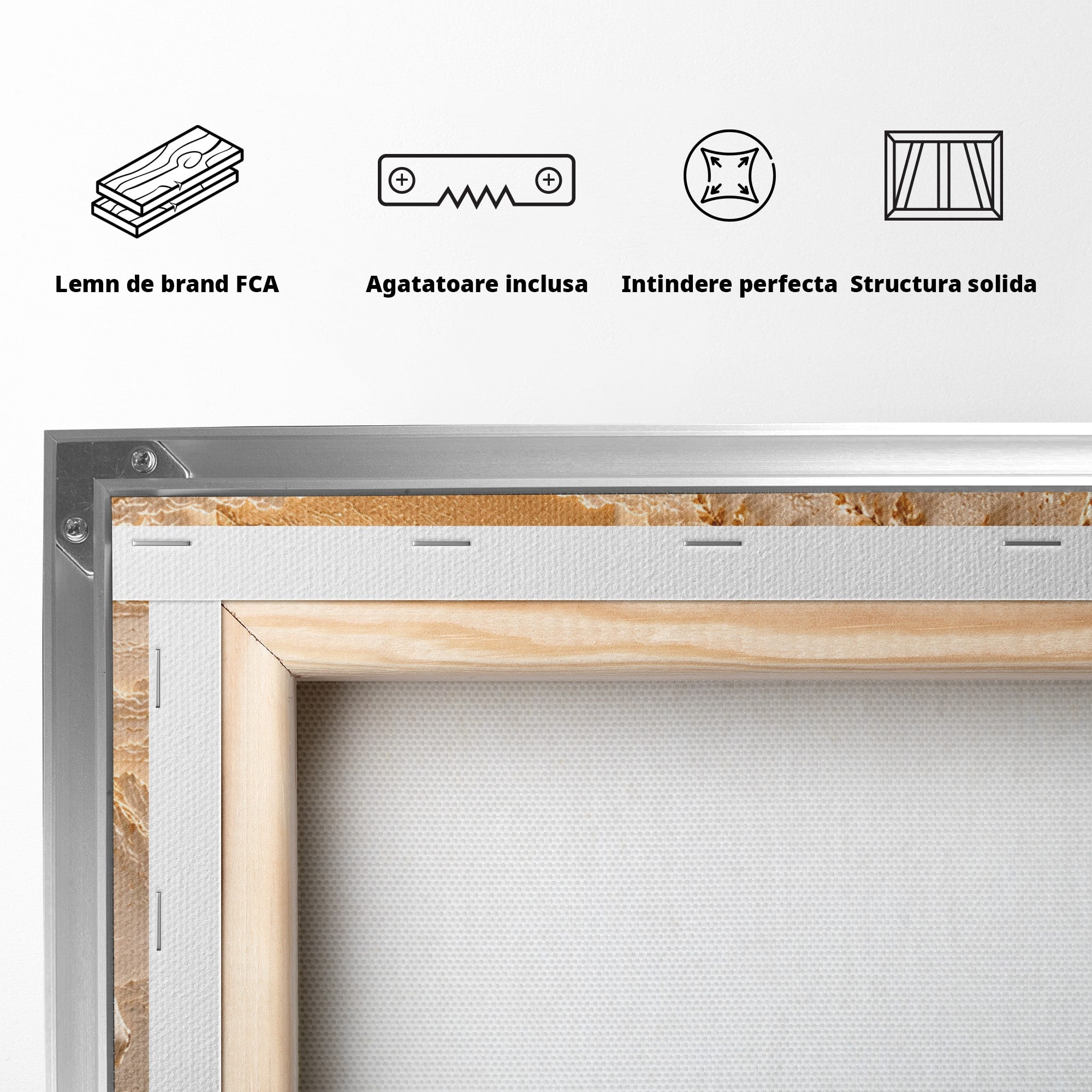 Tablou Canvas Premium LuxCanva® PI1430, Cai Alergand Spre Soare, Armasari, Natura, Peisaj, Coama, Auriu, Culori Vibrante, Living, Dormitor