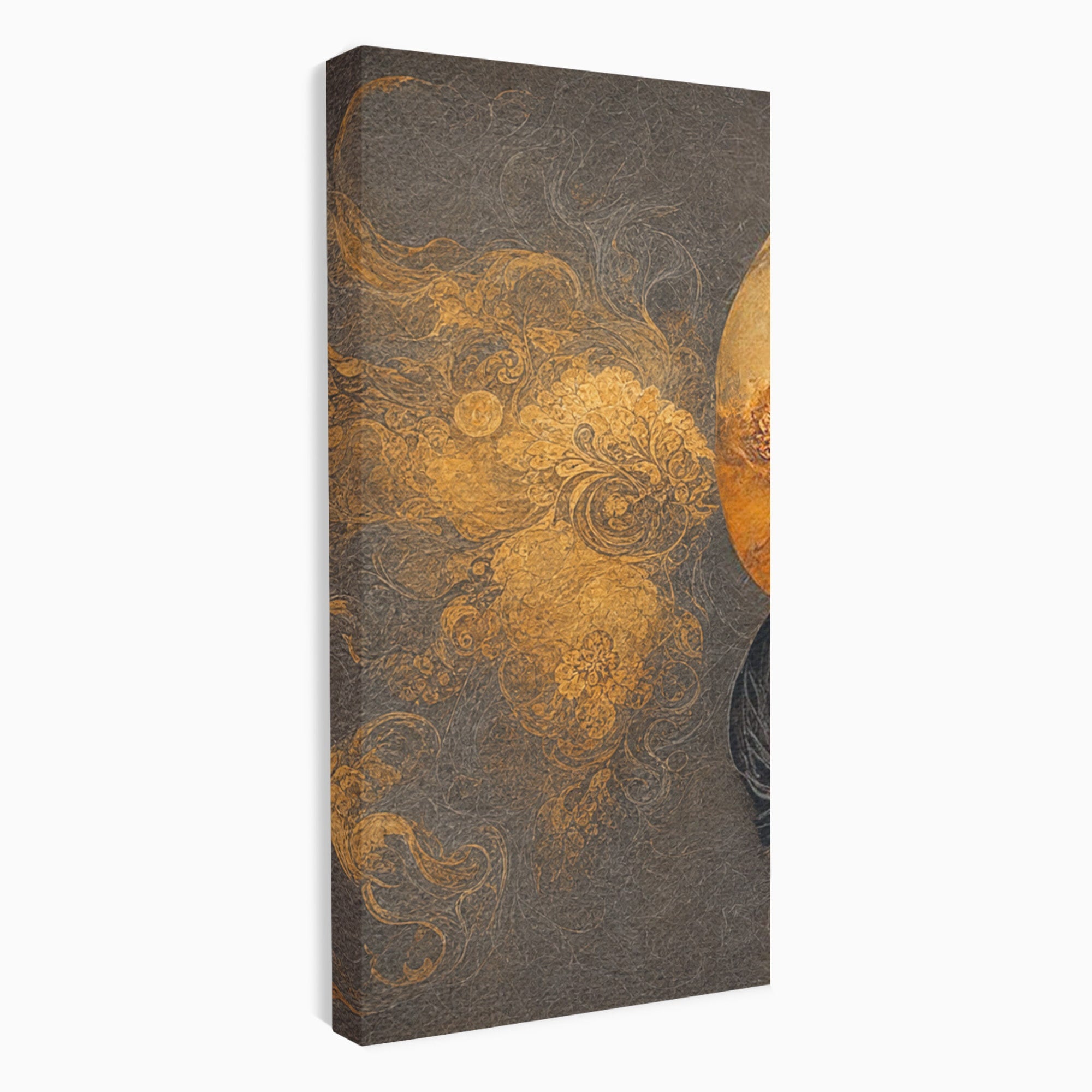 Set 3 Tablouri Canvas Premium LuxCanva® PI3-1181, Yin Si Yang, Abstract, Cercuri, Arta, Echilibru, Meditatie, Living, Birou, Culori Vibrante