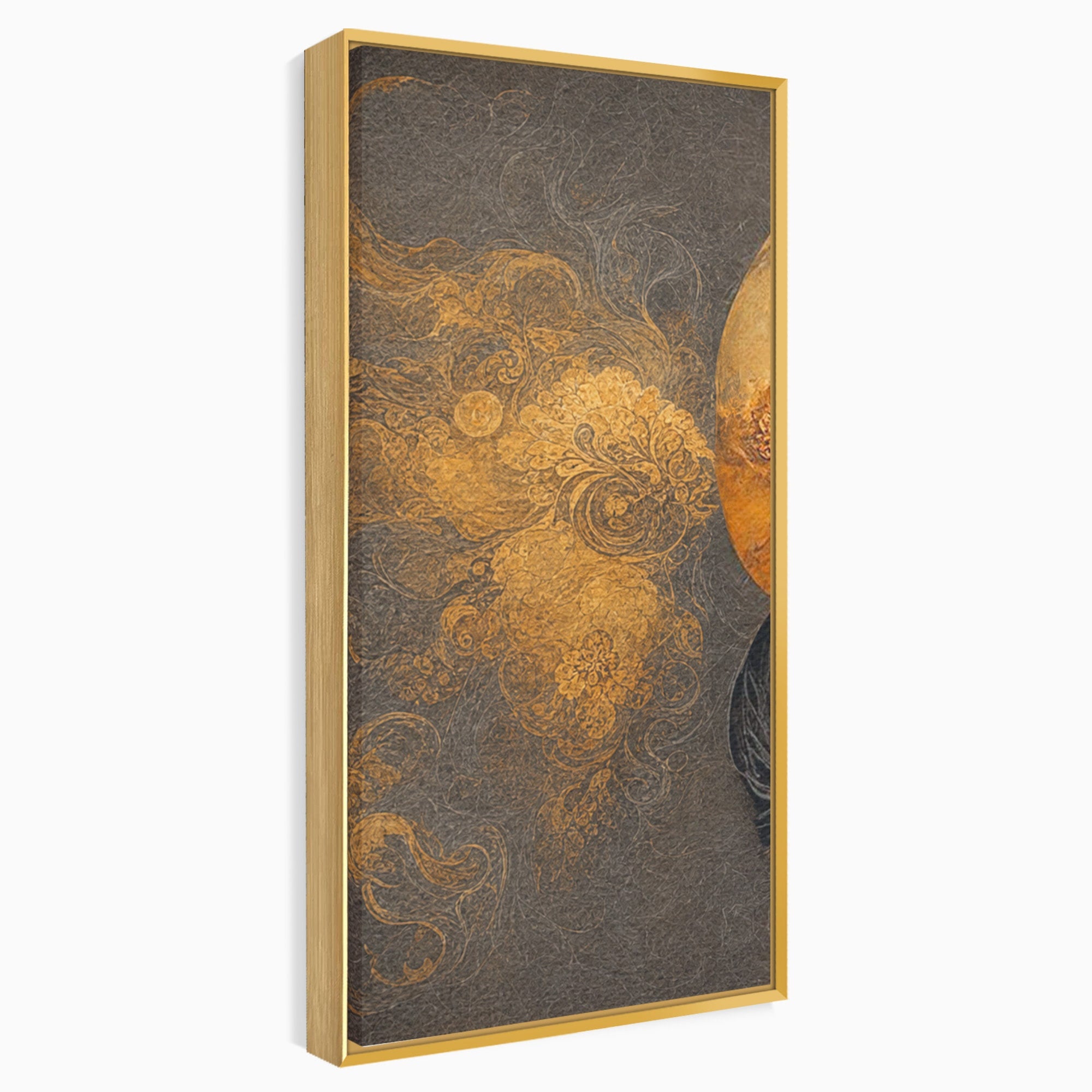 Set 3 Tablouri Canvas Premium LuxCanva® PI3-1181, Yin Si Yang, Abstract, Cercuri, Arta, Echilibru, Meditatie, Living, Birou, Culori Vibrante