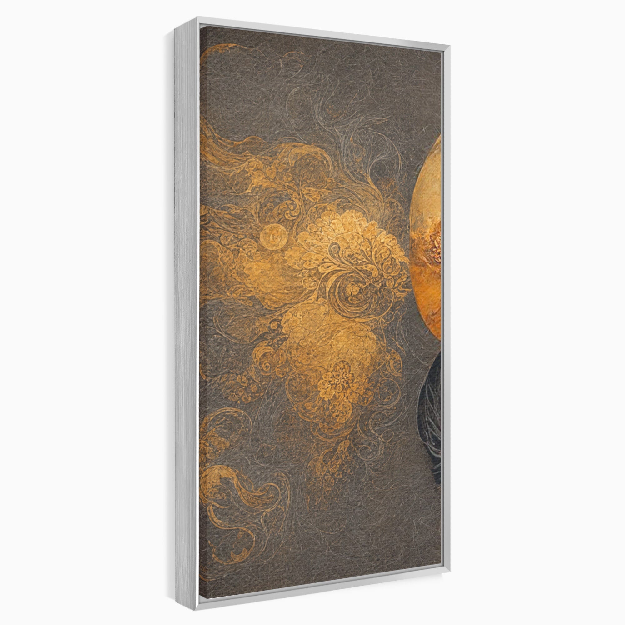 Set 3 Tablouri Canvas Premium LuxCanva® PI3-1181, Yin Si Yang, Abstract, Cercuri, Arta, Echilibru, Meditatie, Living, Birou, Culori Vibrante