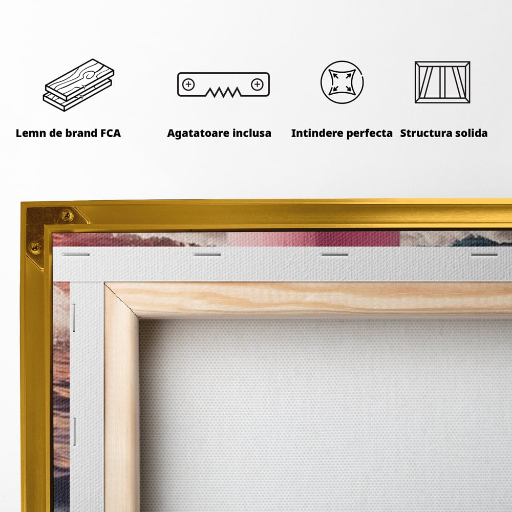 Canvas Wall Art Premium, LuxCanva® Q1002, Mann auf dem Weg, Mann, Ehrgeiz, Lösungen, Erfolg, Wellen, Sonnenuntergang, Sonnenuntergang, Strahlung, Schöpfung, Freiheit, Horizont, Schritte, Weg, Bleistift, Schicksal, Büro, Schlafzimmer
