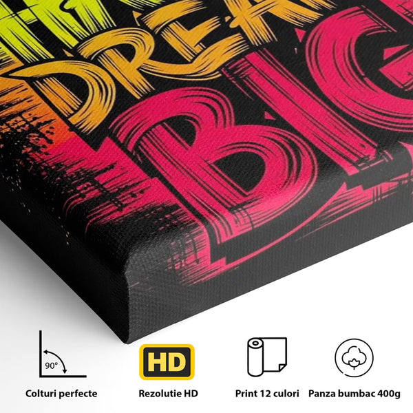 Tablou Canvas Premium, LuxCanva® Q1014, Drumul Ambitiei, Munca, Vis, Disciplina, Progres, Inspirational, Cariera, Business, Birou, Dormitor