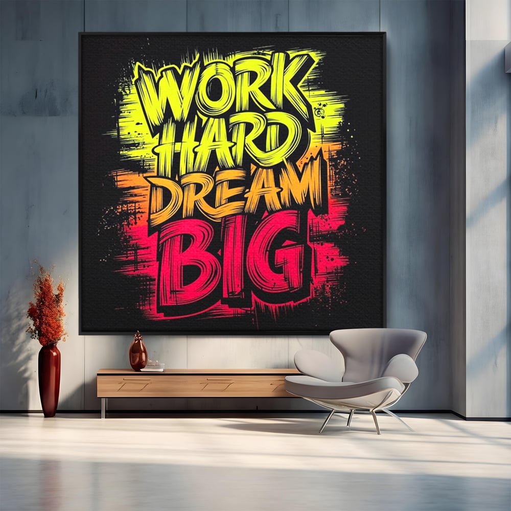 Tablou Canvas Premium, LuxCanva® Q1014, Drumul Ambitiei, Munca, Vis, Disciplina, Progres, Inspirational, Cariera, Business, Birou, Dormitor