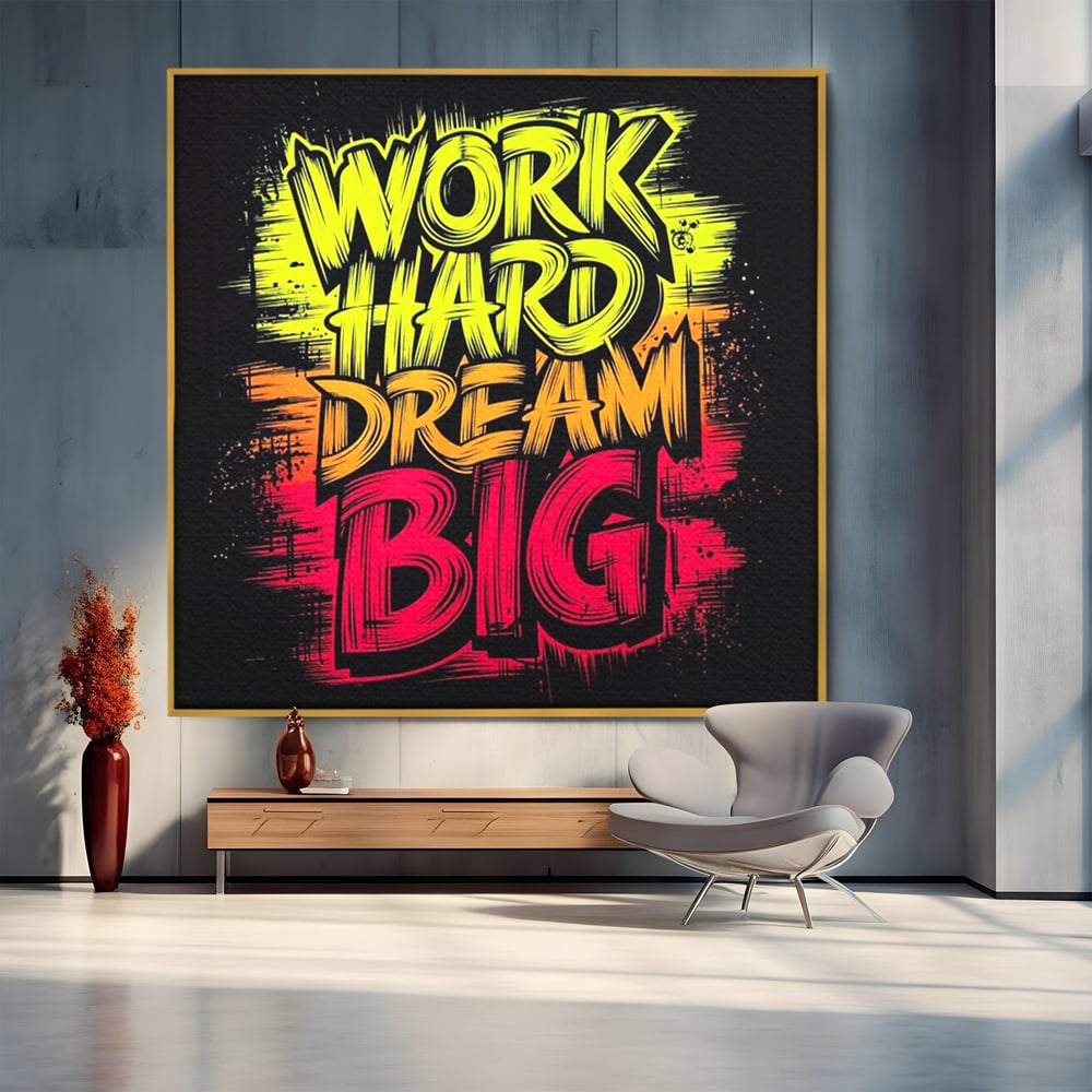 Tablou Canvas Premium, LuxCanva® Q1014, Drumul Ambitiei, Munca, Vis, Disciplina, Progres, Inspirational, Cariera, Business, Birou, Dormitor