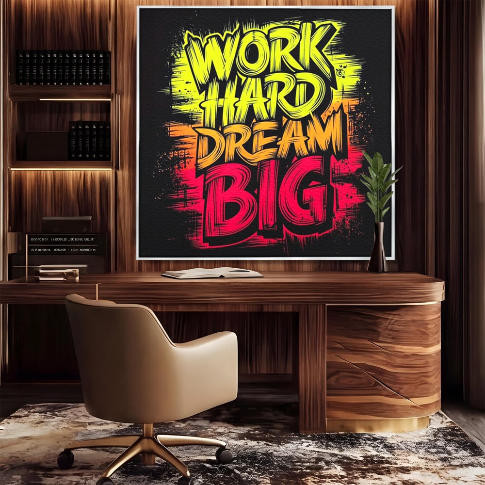 Tablou Canvas Premium, LuxCanva® Q1014, Drumul Ambitiei, Munca, Vis, Disciplina, Progres, Inspirational, Cariera, Business, Birou, Dormitor
