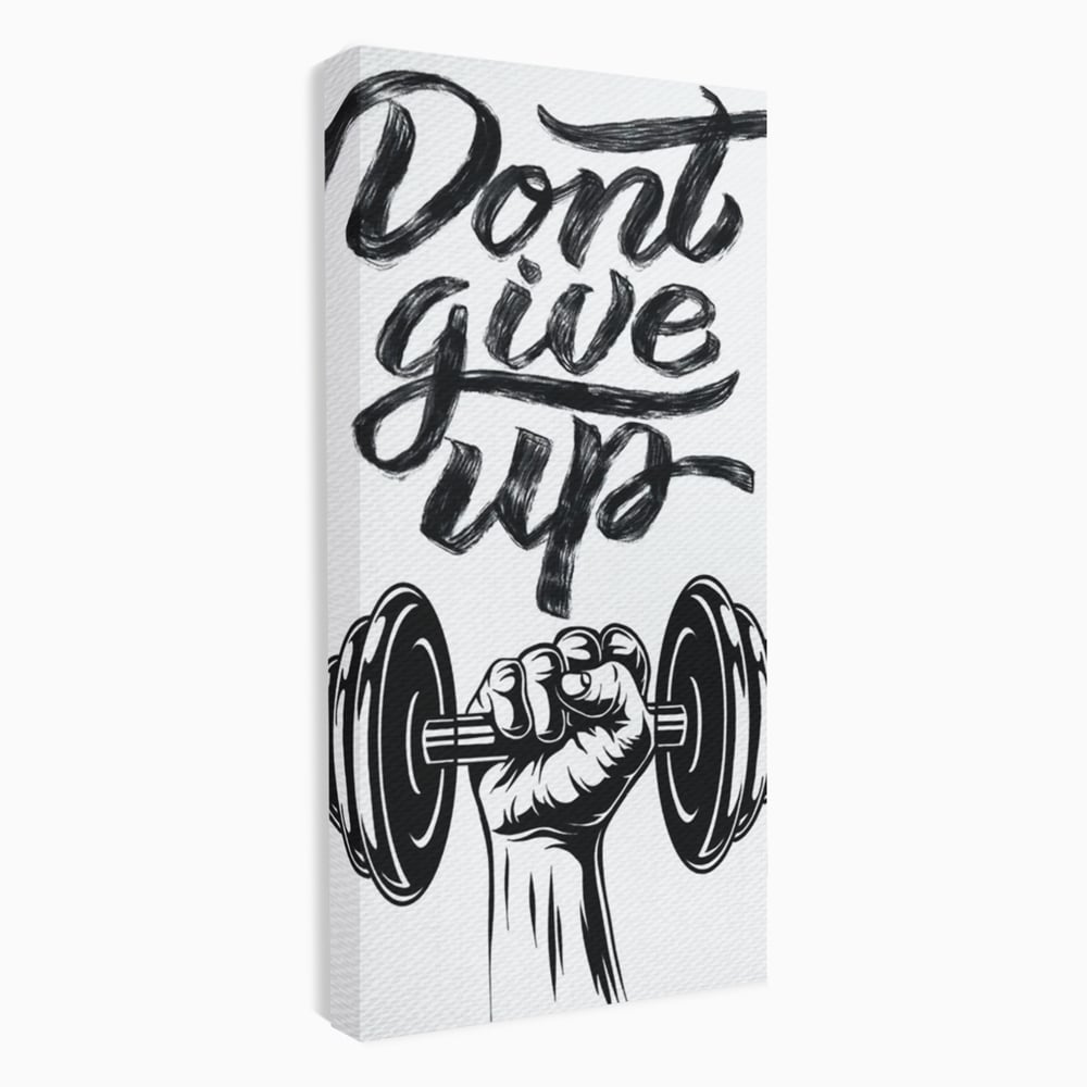 Tablou Canvas Premium, LuxCanva® Q1016, Vointa de Fier, Fitness, Gym, Sala, Disciplina, Forta, Performanta, Ambitie, Inspirational, Birou, Dormitor
