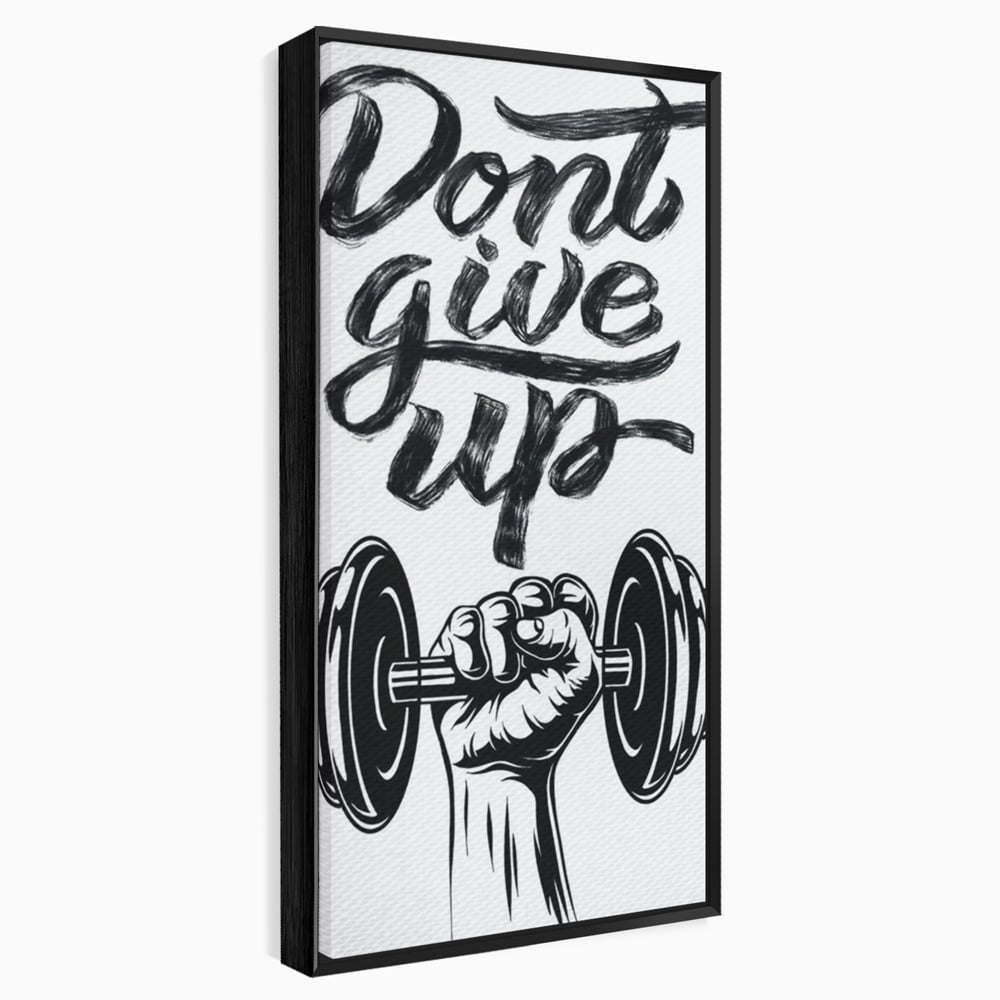 Tablou Canvas Premium, LuxCanva® Q1016, Vointa de Fier, Fitness, Gym, Sala, Disciplina, Forta, Performanta, Ambitie, Inspirational, Birou, Dormitor