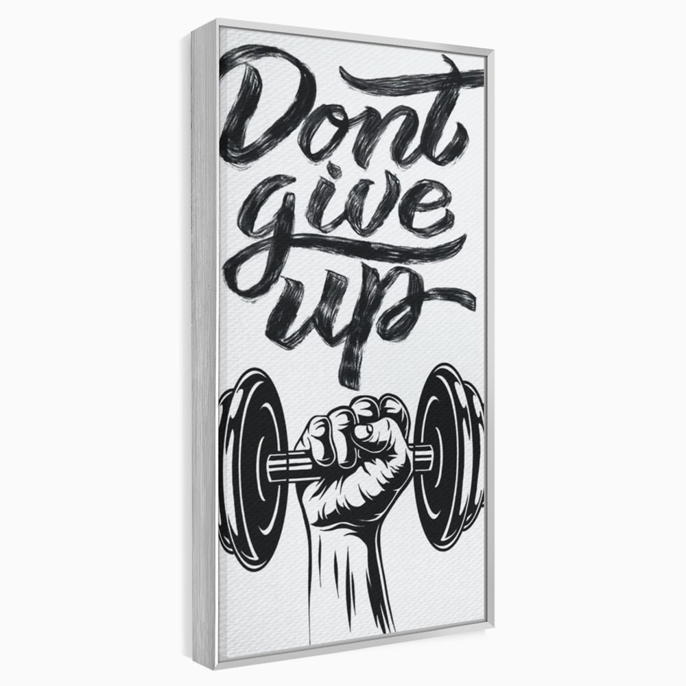 Tablou Canvas Premium, LuxCanva® Q1016, Vointa de Fier, Fitness, Gym, Sala, Disciplina, Forta, Performanta, Ambitie, Inspirational, Birou, Dormitor