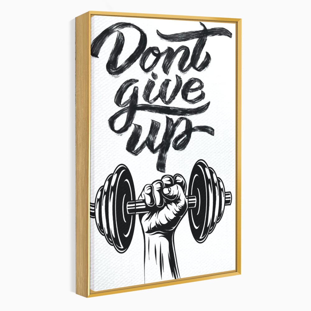 Tablou Canvas Premium, LuxCanva® Q1016, Vointa de Fier, Fitness, Gym, Sala, Disciplina, Forta, Performanta, Ambitie, Inspirational, Birou, Dormitor