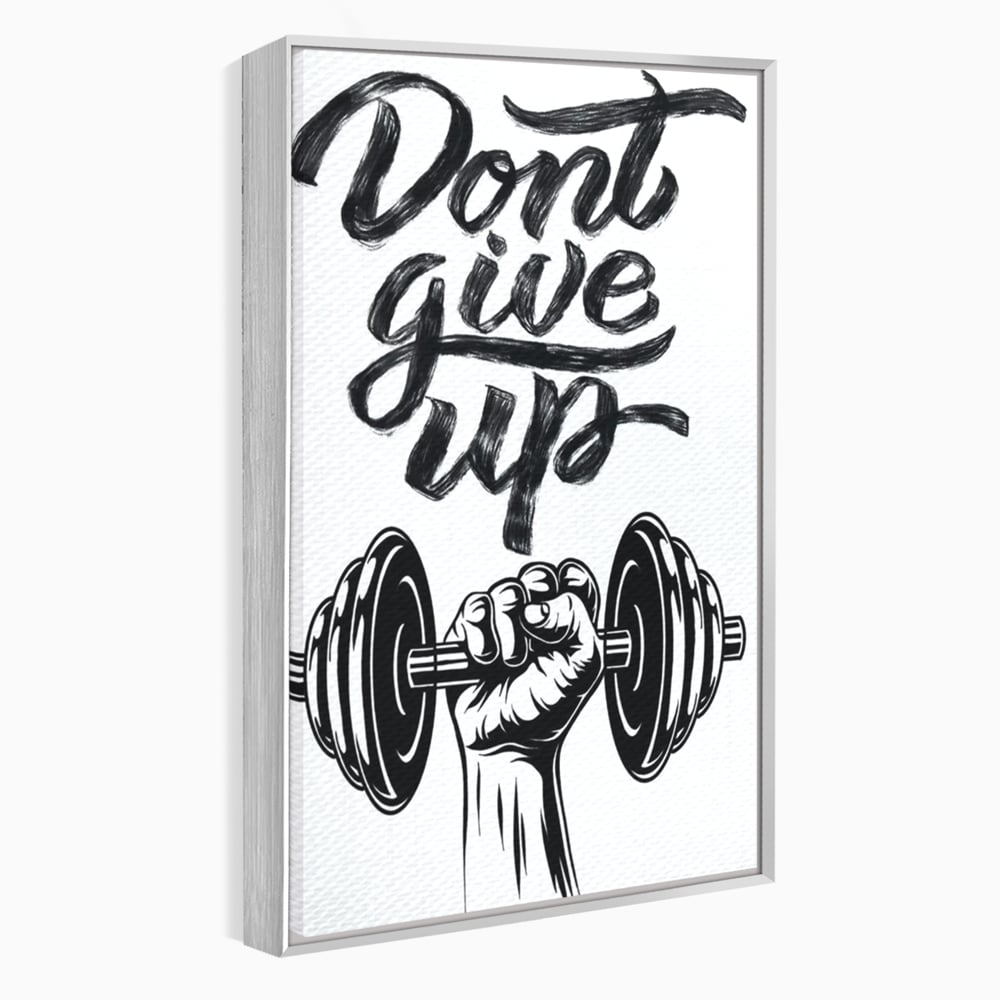 Tablou Canvas Premium, LuxCanva® Q1016, Vointa de Fier, Fitness, Gym, Sala, Disciplina, Forta, Performanta, Ambitie, Inspirational, Birou, Dormitor