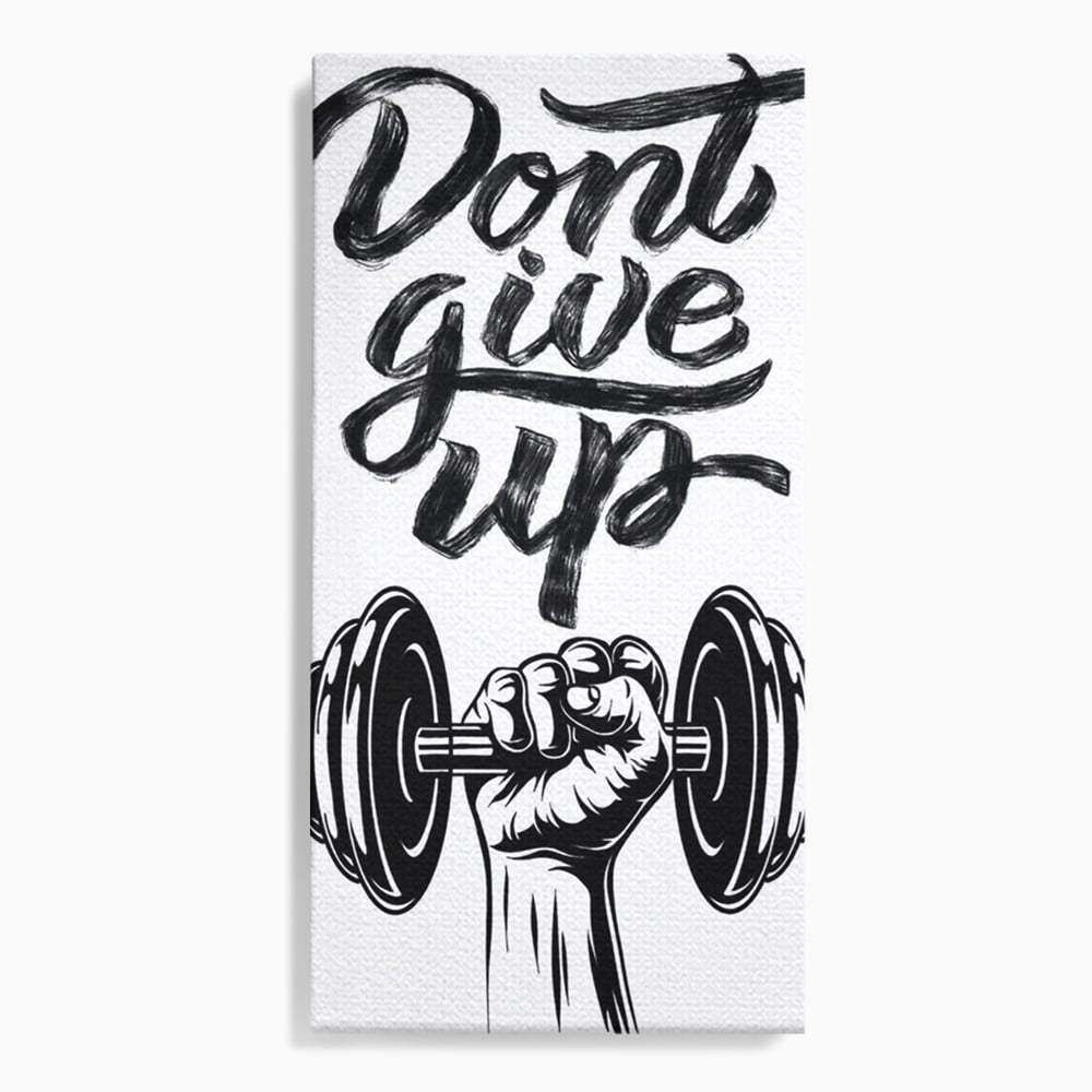 Tablou Canvas Premium, LuxCanva® Q1016, Vointa de Fier, Fitness, Gym, Sala, Disciplina, Forta, Performanta, Ambitie, Inspirational, Birou, Dormitor