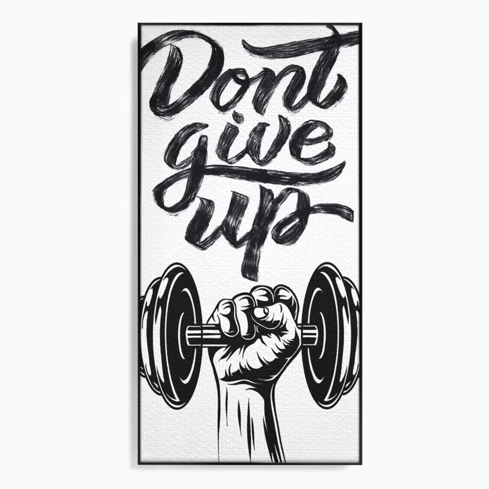 Tablou Canvas Premium, LuxCanva® Q1016, Vointa de Fier, Fitness, Gym, Sala, Disciplina, Forta, Performanta, Ambitie, Inspirational, Birou, Dormitor