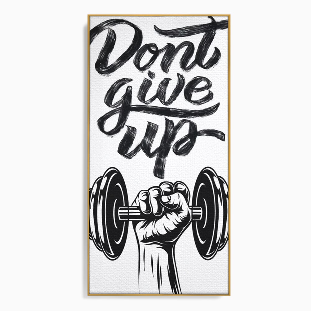 Tablou Canvas Premium, LuxCanva® Q1016, Vointa de Fier, Fitness, Gym, Sala, Disciplina, Forta, Performanta, Ambitie, Inspirational, Birou, Dormitor
