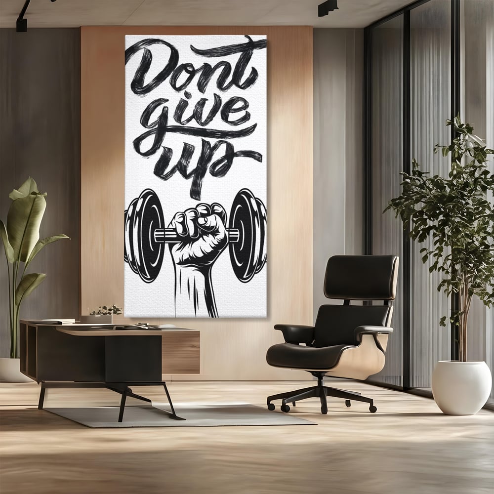 Tablou Canvas Premium, LuxCanva® Q1016, Vointa de Fier, Fitness, Gym, Sala, Disciplina, Forta, Performanta, Ambitie, Inspirational, Birou, Dormitor