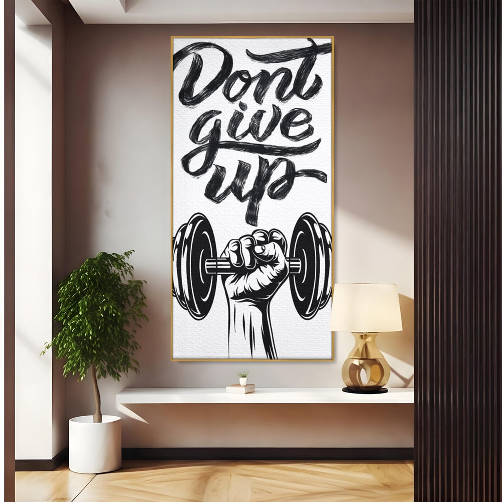 Tablou Canvas Premium, LuxCanva® Q1016, Vointa de Fier, Fitness, Gym, Sala, Disciplina, Forta, Performanta, Ambitie, Inspirational, Birou, Dormitor
