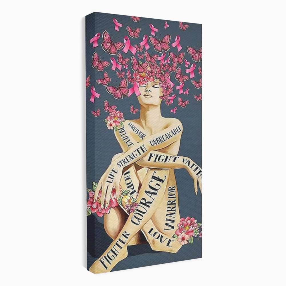 Tablou Canvas Premium, LuxCanva® Q1017, Aripile Sperantei, Ganduri, Optimism, Feminin, Flori, Motivational, Empatie, Viata, Birou, Dormitor