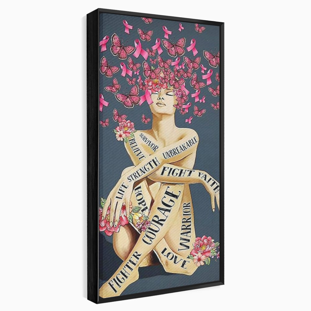 Tablou Canvas Premium, LuxCanva® Q1017, Aripile Sperantei, Ganduri, Optimism, Feminin, Flori, Motivational, Empatie, Viata, Birou, Dormitor