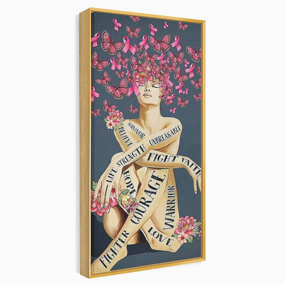 Tablou Canvas Premium, LuxCanva® Q1017, Aripile Sperantei, Ganduri, Optimism, Feminin, Flori, Motivational, Empatie, Viata, Birou, Dormitor