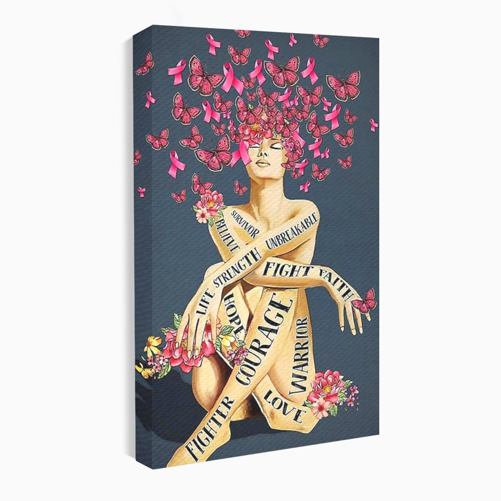 Tablou Canvas Premium, LuxCanva® Q1017, Aripile Sperantei, Ganduri, Optimism, Feminin, Flori, Motivational, Empatie, Viata, Birou, Dormitor