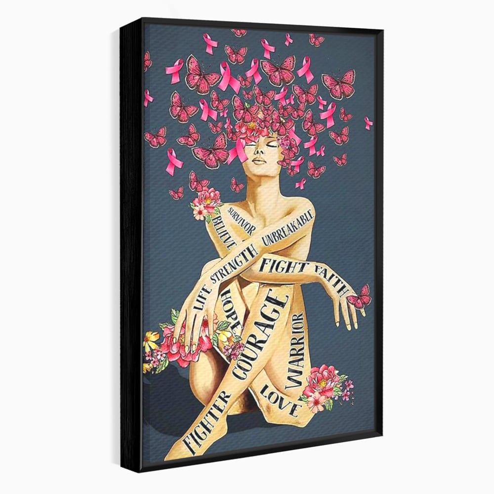 Tablou Canvas Premium, LuxCanva® Q1017, Aripile Sperantei, Ganduri, Optimism, Feminin, Flori, Motivational, Empatie, Viata, Birou, Dormitor