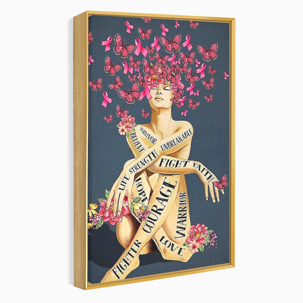 Tablou Canvas Premium, LuxCanva® Q1017, Aripile Sperantei, Ganduri, Optimism, Feminin, Flori, Motivational, Empatie, Viata, Birou, Dormitor
