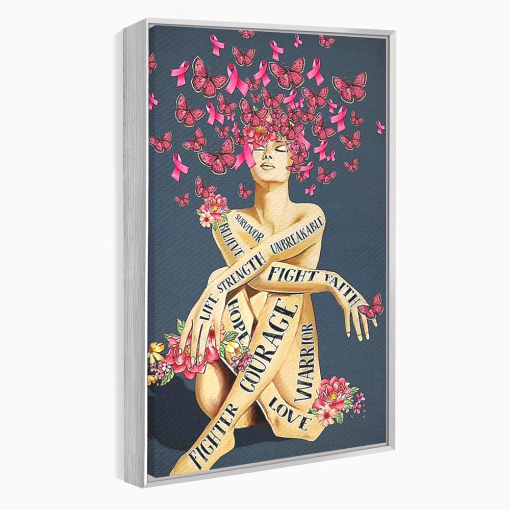 Tablou Canvas Premium, LuxCanva® Q1017, Aripile Sperantei, Ganduri, Optimism, Feminin, Flori, Motivational, Empatie, Viata, Birou, Dormitor