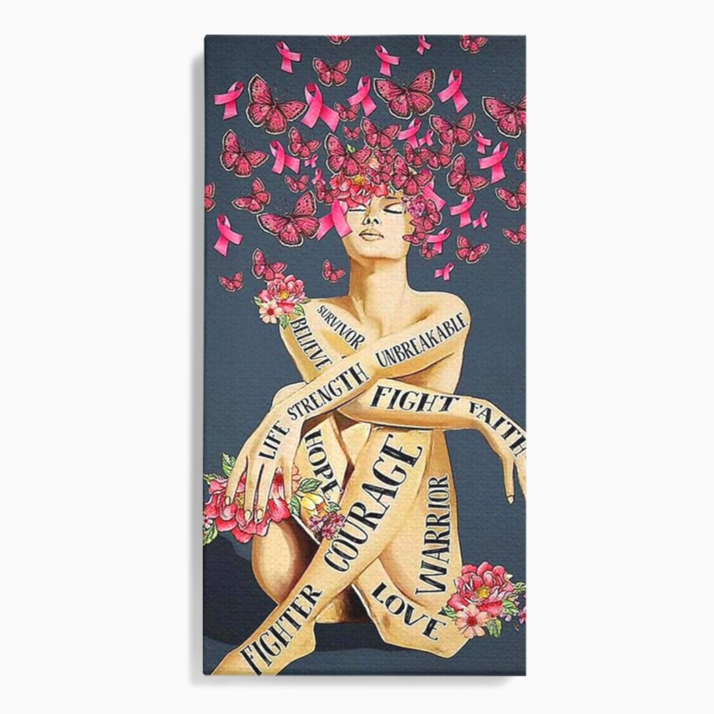 Tablou Canvas Premium, LuxCanva® Q1017, Aripile Sperantei, Ganduri, Optimism, Feminin, Flori, Motivational, Empatie, Viata, Birou, Dormitor