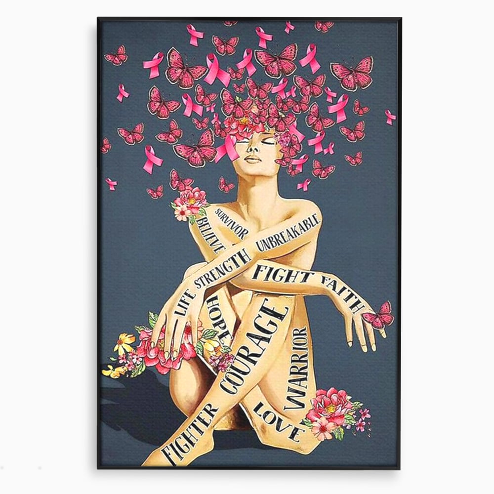 Tablou Canvas Premium, LuxCanva® Q1017, Aripile Sperantei, Ganduri, Optimism, Feminin, Flori, Motivational, Empatie, Viata, Birou, Dormitor