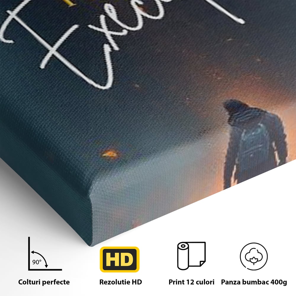 Tablou Canvas Premium, LuxCanva® Q1021, Pe Drumul Succesului, Pod, Motivational, Disciplina, Determinare, Directie, Progres, Strategie, Birou, Dormitor