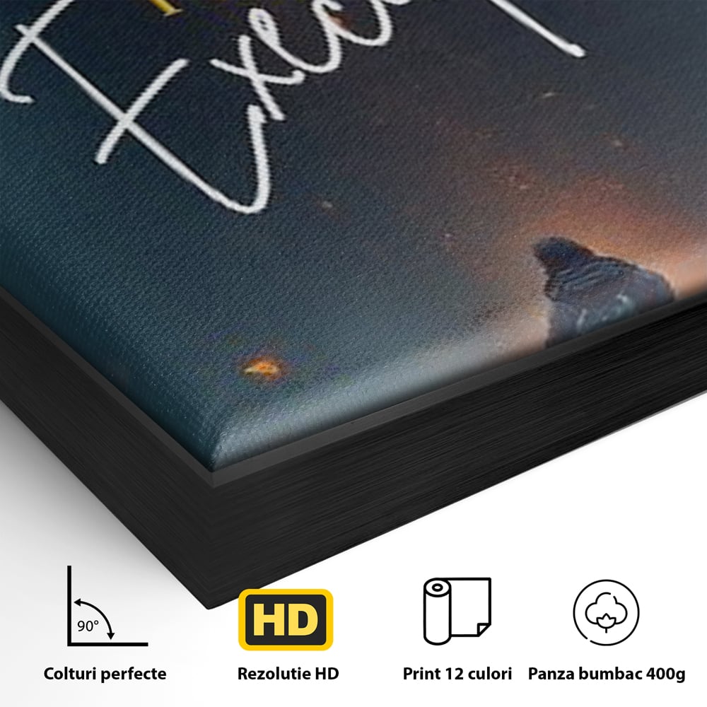 Tablou Canvas Premium, LuxCanva® Q1021, Pe Drumul Succesului, Pod, Motivational, Disciplina, Determinare, Directie, Progres, Strategie, Birou, Dormitor