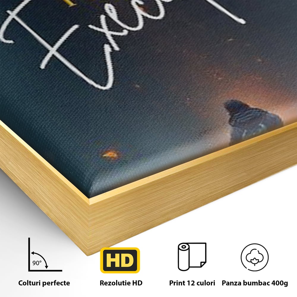 Tablou Canvas Premium, LuxCanva® Q1021, Pe Drumul Succesului, Pod, Motivational, Disciplina, Determinare, Directie, Progres, Strategie, Birou, Dormitor