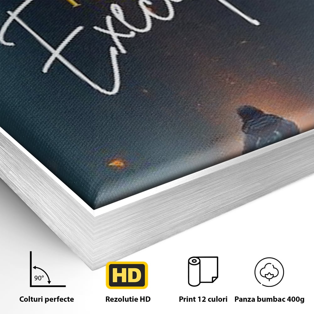 Tablou Canvas Premium, LuxCanva® Q1021, Pe Drumul Succesului, Pod, Motivational, Disciplina, Determinare, Directie, Progres, Strategie, Birou, Dormitor