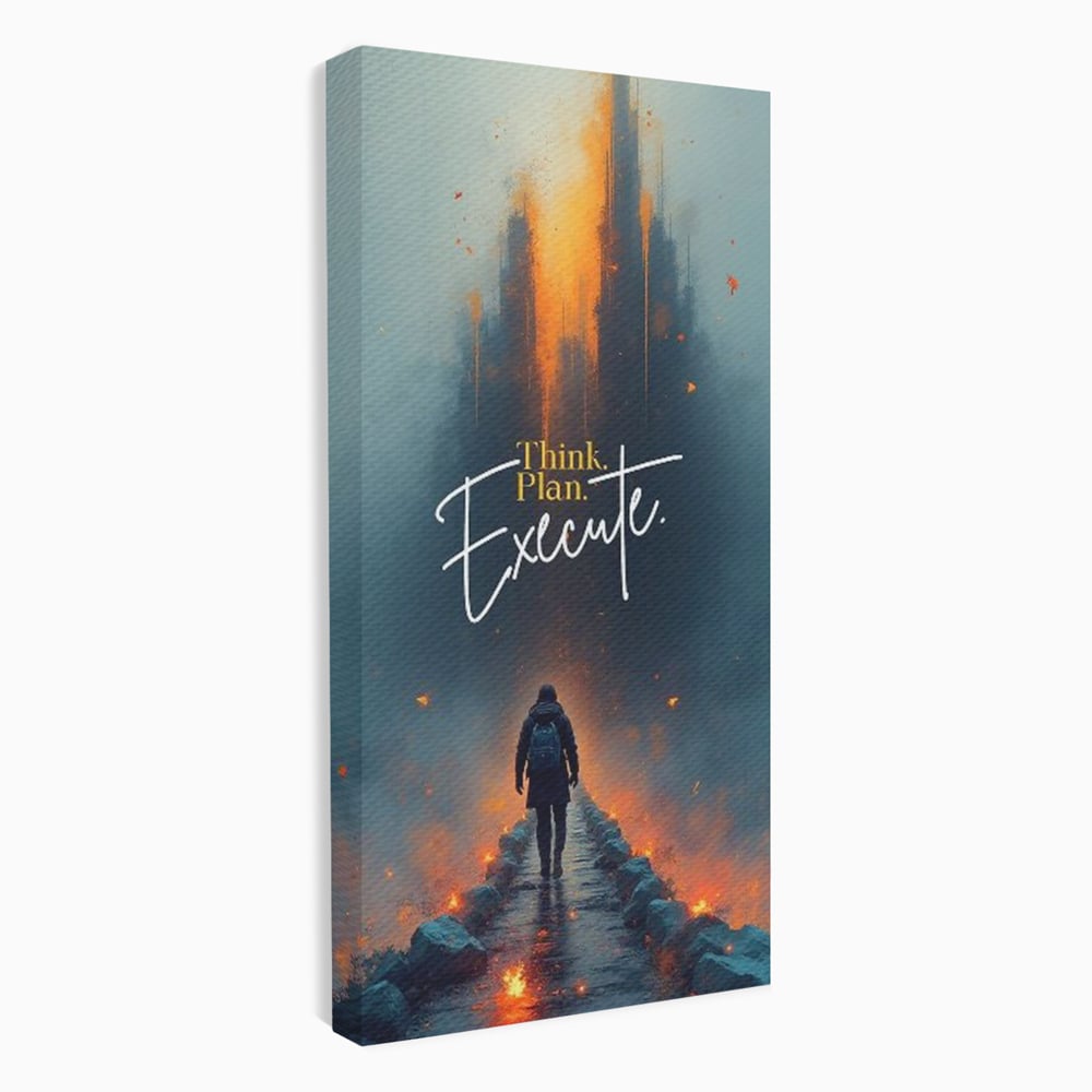 Tablou Canvas Premium, LuxCanva® Q1021, Pe Drumul Succesului, Pod, Motivational, Disciplina, Determinare, Directie, Progres, Strategie, Birou, Dormitor