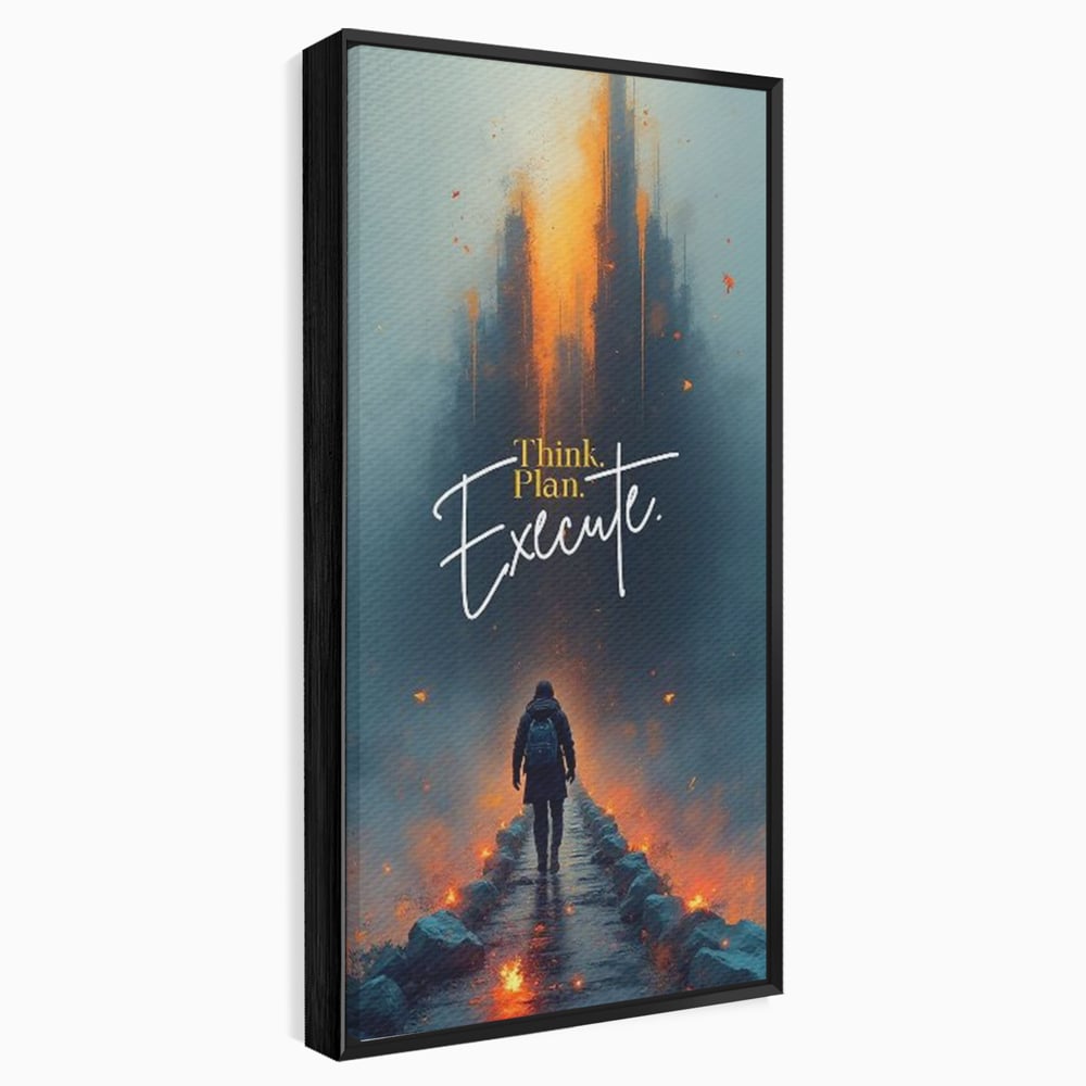 Tablou Canvas Premium, LuxCanva® Q1021, Pe Drumul Succesului, Pod, Motivational, Disciplina, Determinare, Directie, Progres, Strategie, Birou, Dormitor