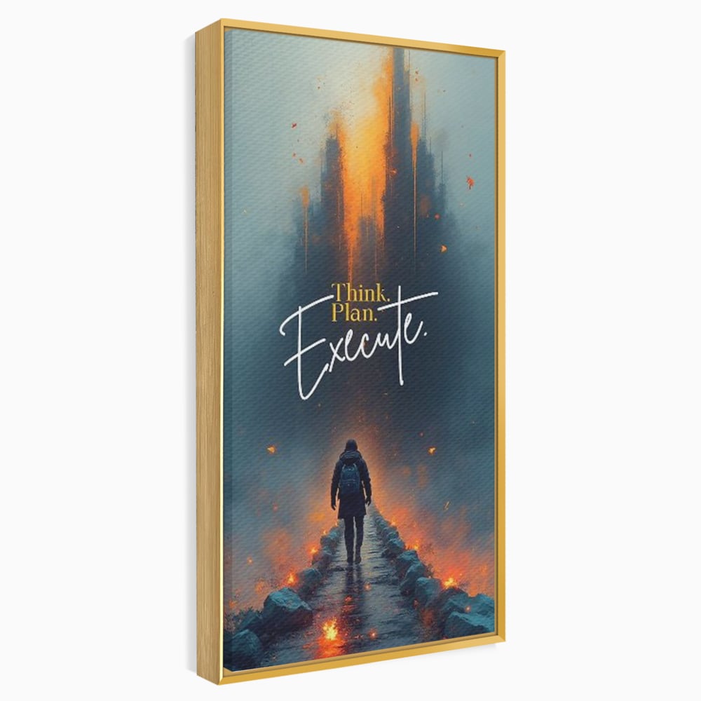 Tablou Canvas Premium, LuxCanva® Q1021, Pe Drumul Succesului, Pod, Motivational, Disciplina, Determinare, Directie, Progres, Strategie, Birou, Dormitor