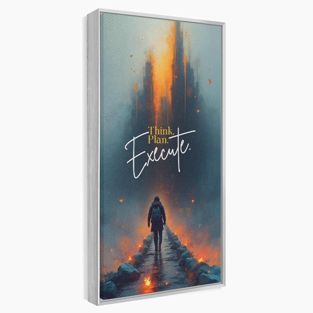 Tablou Canvas Premium, LuxCanva® Q1021, Pe Drumul Succesului, Pod, Motivational, Disciplina, Determinare, Directie, Progres, Strategie, Birou, Dormitor