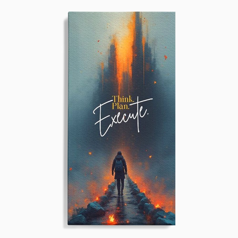 Tablou Canvas Premium, LuxCanva® Q1021, Pe Drumul Succesului, Pod, Motivational, Disciplina, Determinare, Directie, Progres, Strategie, Birou, Dormitor