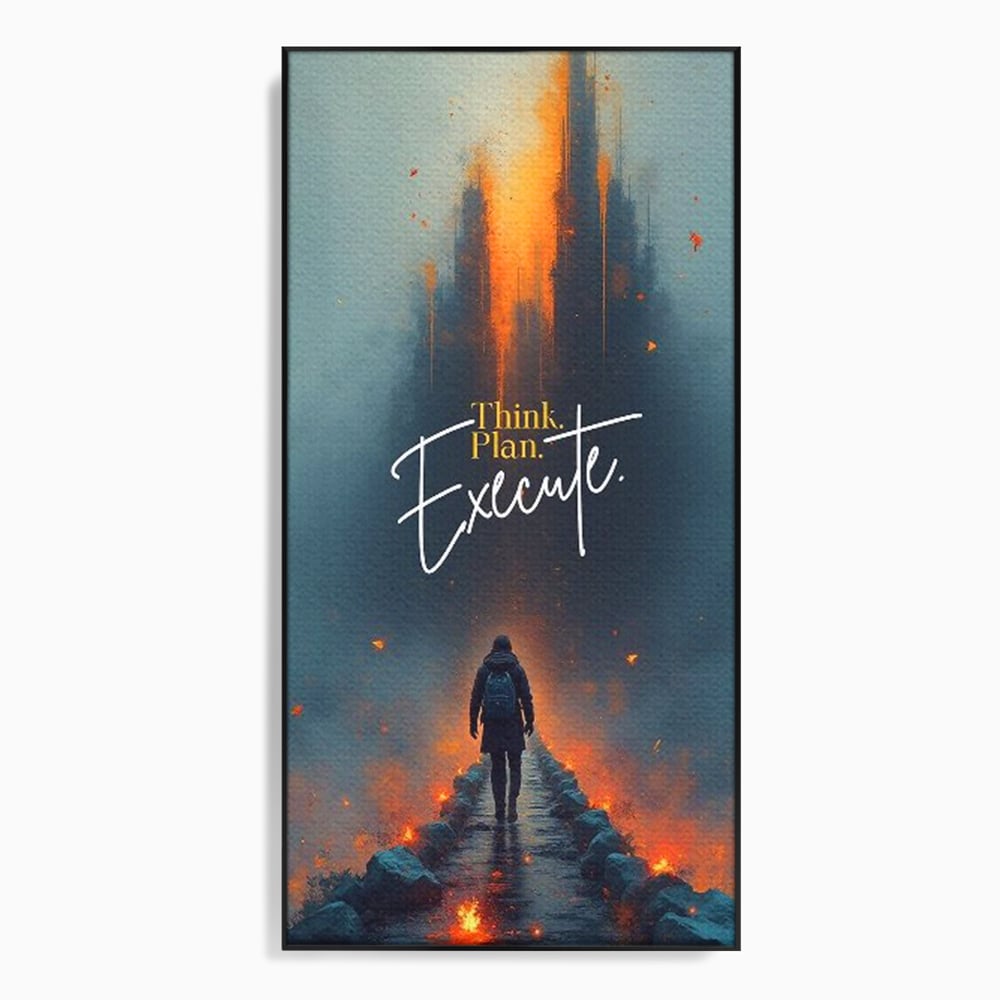 Tablou Canvas Premium, LuxCanva® Q1021, Pe Drumul Succesului, Pod, Motivational, Disciplina, Determinare, Directie, Progres, Strategie, Birou, Dormitor