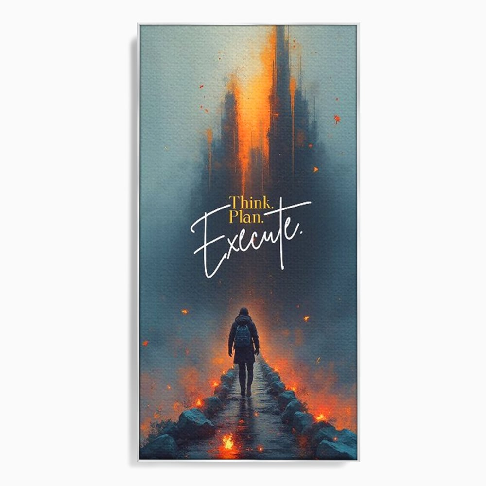 Tablou Canvas Premium, LuxCanva® Q1021, Pe Drumul Succesului, Pod, Motivational, Disciplina, Determinare, Directie, Progres, Strategie, Birou, Dormitor