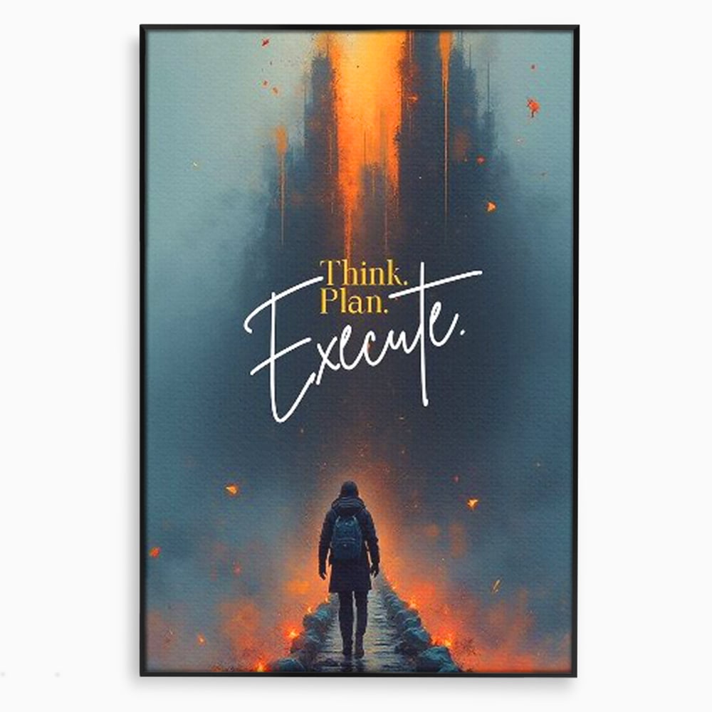 Tablou Canvas Premium, LuxCanva® Q1021, Pe Drumul Succesului, Pod, Motivational, Disciplina, Determinare, Directie, Progres, Strategie, Birou, Dormitor
