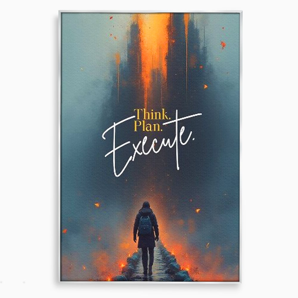 Tablou Canvas Premium, LuxCanva® Q1021, Pe Drumul Succesului, Pod, Motivational, Disciplina, Determinare, Directie, Progres, Strategie, Birou, Dormitor