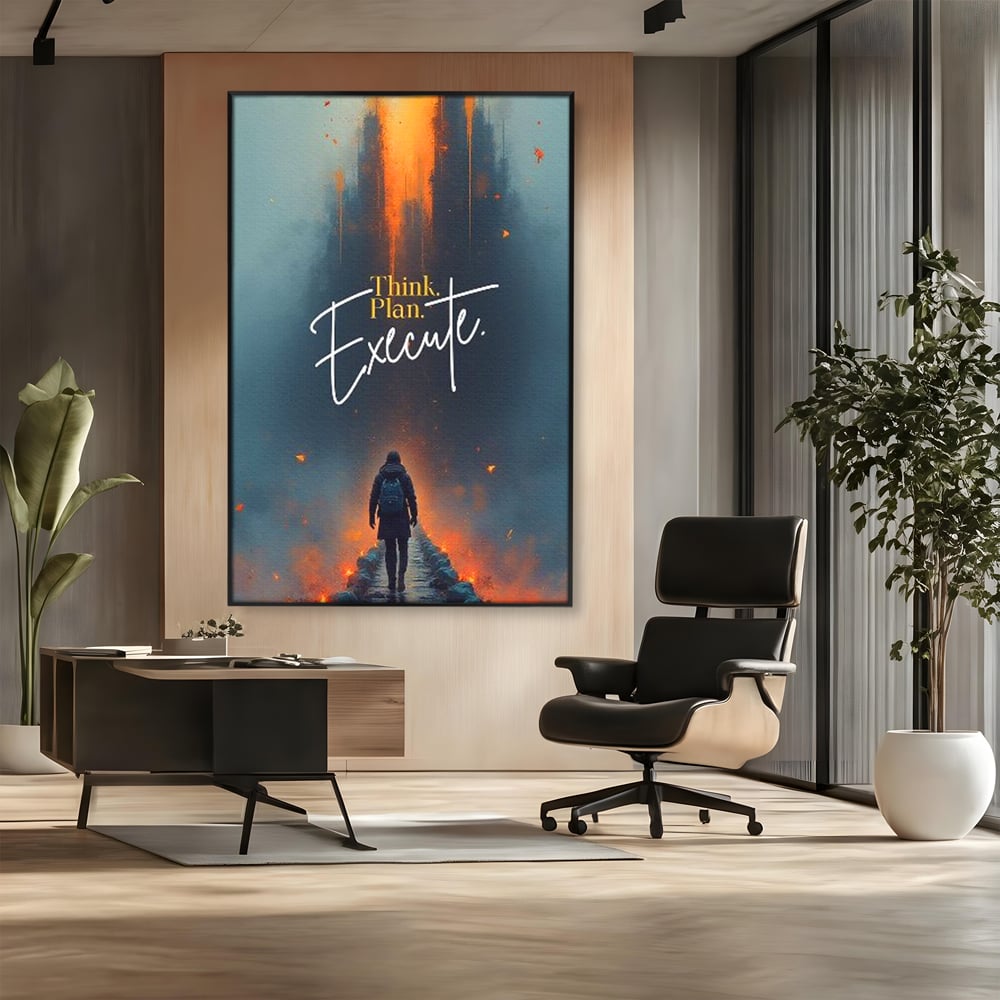 Tablou Canvas Premium, LuxCanva® Q1021, Pe Drumul Succesului, Pod, Motivational, Disciplina, Determinare, Directie, Progres, Strategie, Birou, Dormitor