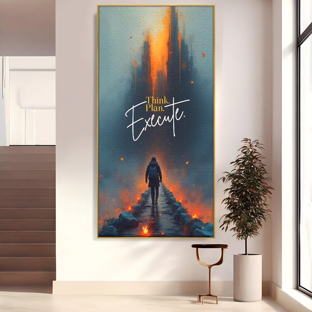 Tablou Canvas Premium, LuxCanva® Q1021, Pe Drumul Succesului, Pod, Motivational, Disciplina, Determinare, Directie, Progres, Strategie, Birou, Dormitor