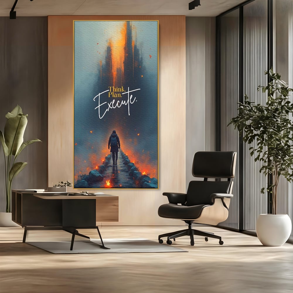 Tablou Canvas Premium, LuxCanva® Q1021, Pe Drumul Succesului, Pod, Motivational, Disciplina, Determinare, Directie, Progres, Strategie, Birou, Dormitor