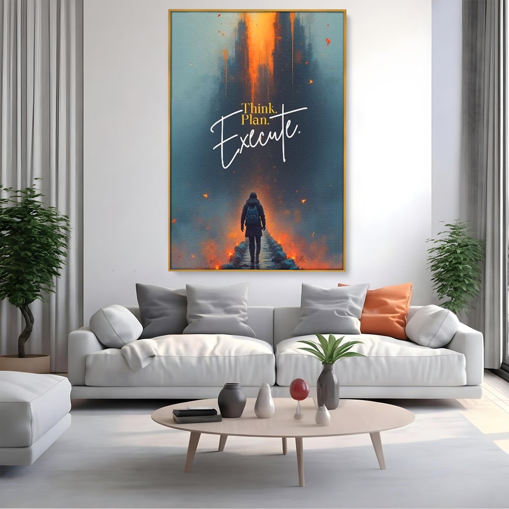 Tablou Canvas Premium, LuxCanva® Q1021, Pe Drumul Succesului, Pod, Motivational, Disciplina, Determinare, Directie, Progres, Strategie, Birou, Dormitor