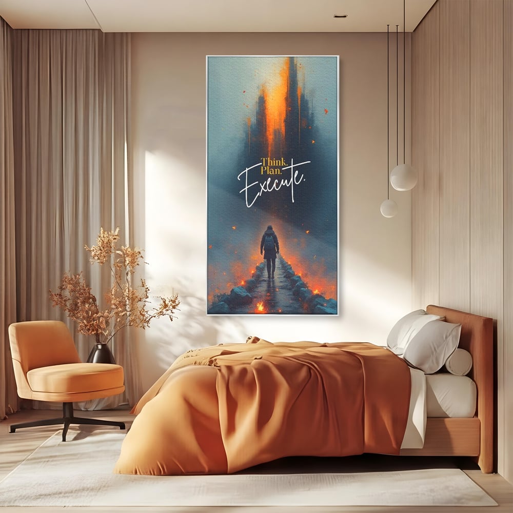 Tablou Canvas Premium, LuxCanva® Q1021, Pe Drumul Succesului, Pod, Motivational, Disciplina, Determinare, Directie, Progres, Strategie, Birou, Dormitor