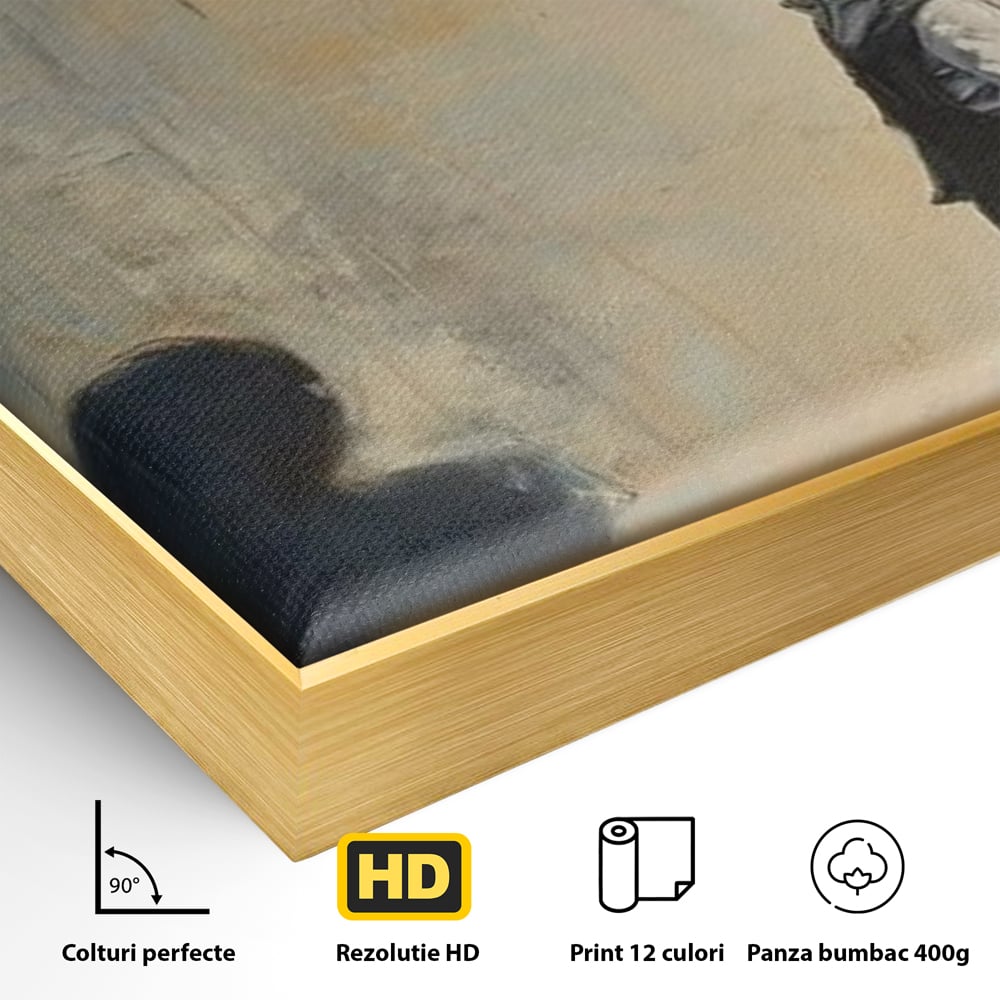 Leinwand Premium Canvas Wandkunst, LuxCanva® Q1022, Innere Harmonie, Emotion, Kind, Glück, Botschaft, Motivation, Ballon, Seele, Gewissen, Büro, Schlafzimmer