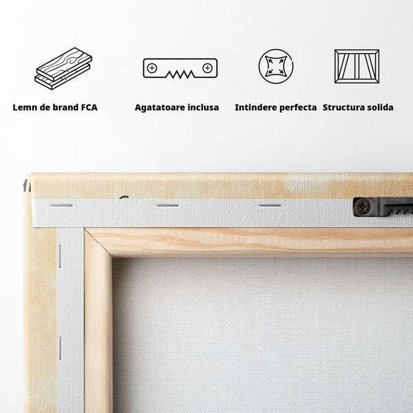 Tablou Canvas Premium, LuxCanva® Q1026, Unic prin Natura, Unicitate, Suflet, Echilibru, Delicatete, Feminitate, Curaj, Floral, Armonie, Birou, Dormitor